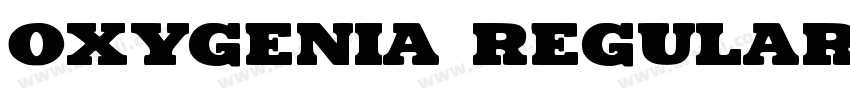 Oxygenia Regular字体转换